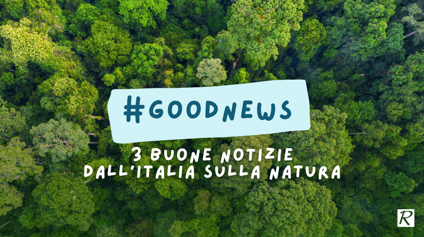 Tre #GoodNews per la natura dall’Italia
